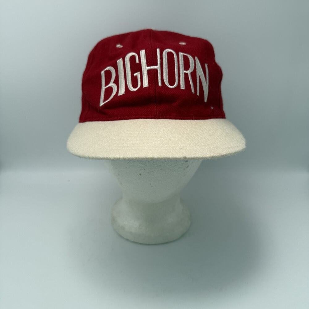 Vintage The Skin Game Big Horn Embroidered Wool Hat PGA Tour Golf Stretch Back